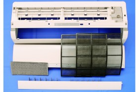 本体カバー、フィルターなどを取り外して、一つひとつ洗浄 本体カバー、フィルターなどを取り外して、一つひとつ洗浄